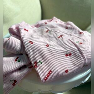 Skims Toddler Pajamas Set (Cherries)